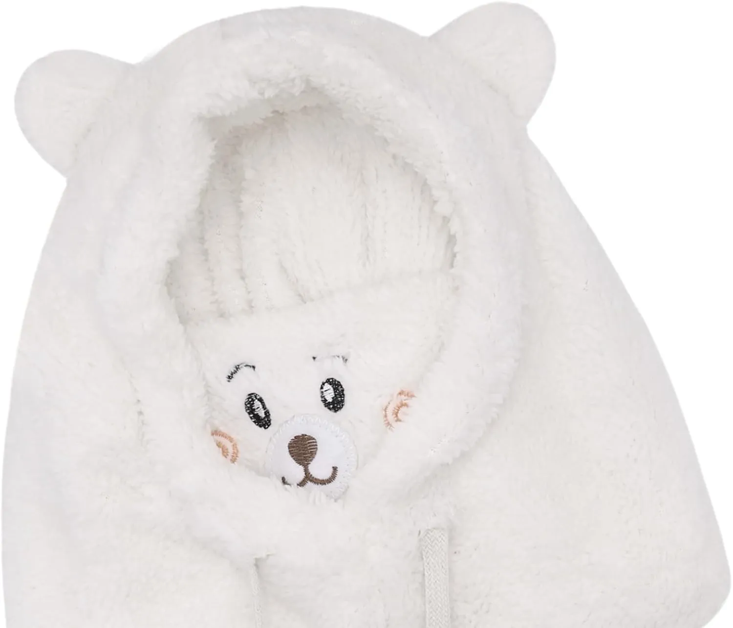 ANKOMINA Winter Cute Bear Ear Warm Hat Women Plush Earflap Beanie Hat Kids Girls Windproof Skull Cap