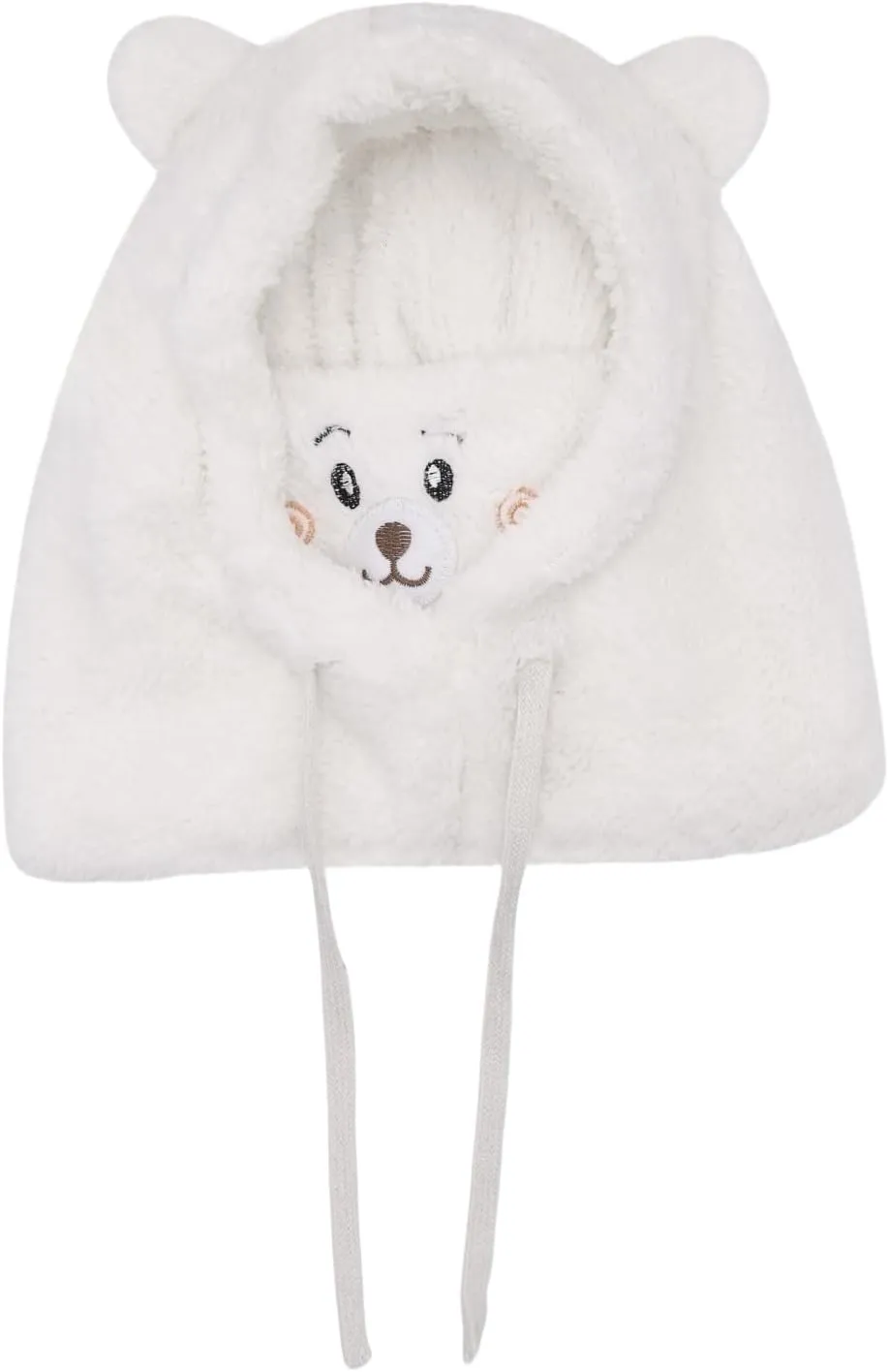 ANKOMINA Winter Cute Bear Ear Warm Hat Women Plush Earflap Beanie Hat Kids Girls Windproof Skull Cap