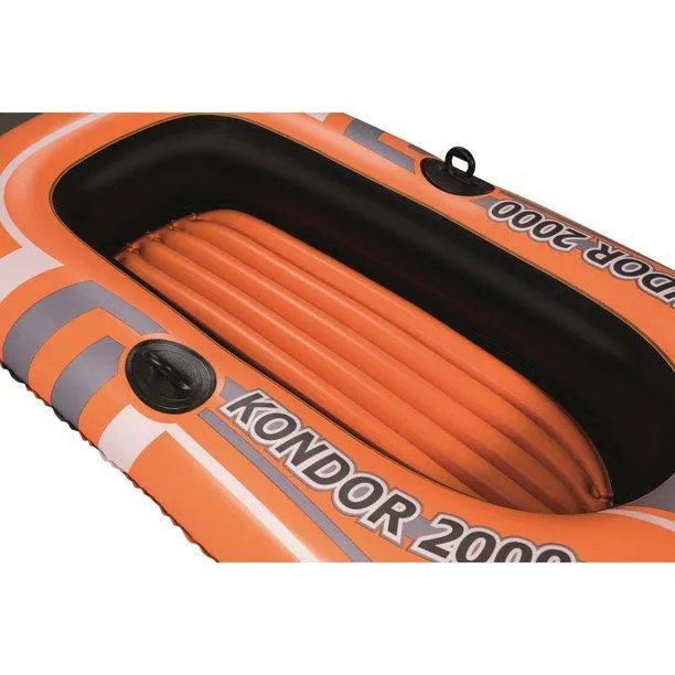 Bestway Kondor 2000 Inflatable Raft Set W/ Oars And Pump