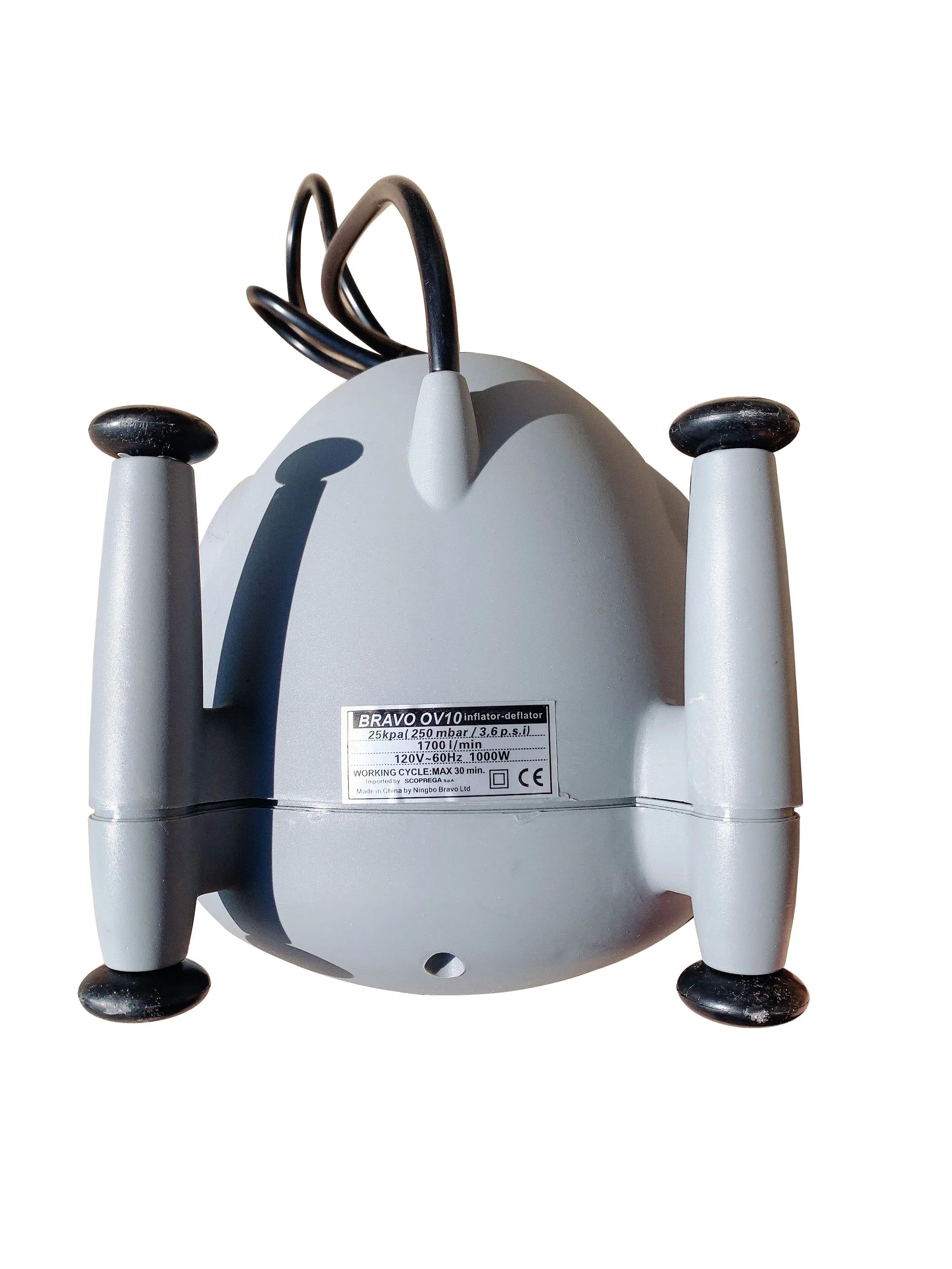 Boatify -Bravo 120V Electrical air Pump inflator/deflator for Inflatable Boat procudtion raft dinghies air Compressor