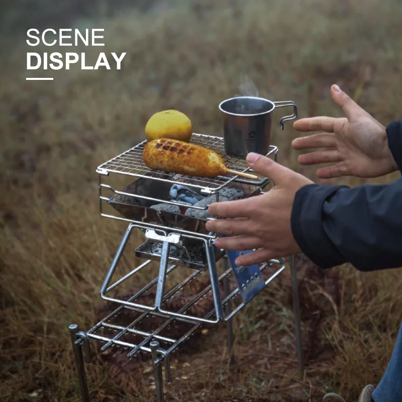 CampingMoon Mini Charcoal Grill X-mini