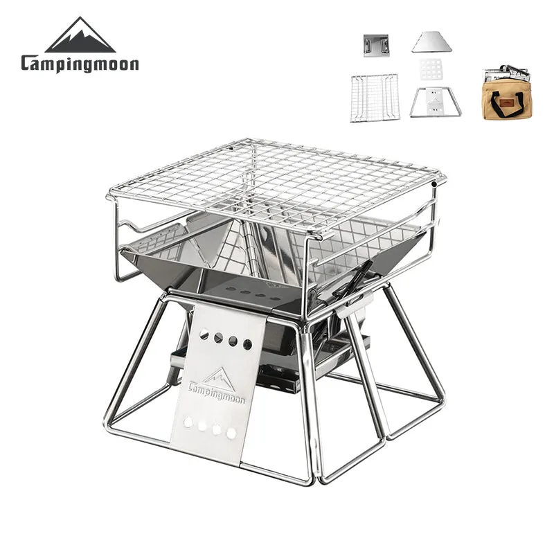 CampingMoon Mini Charcoal Grill X-mini