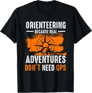 Explore Wilderness Orienteer Compass Orienteering Sports T-Shirt