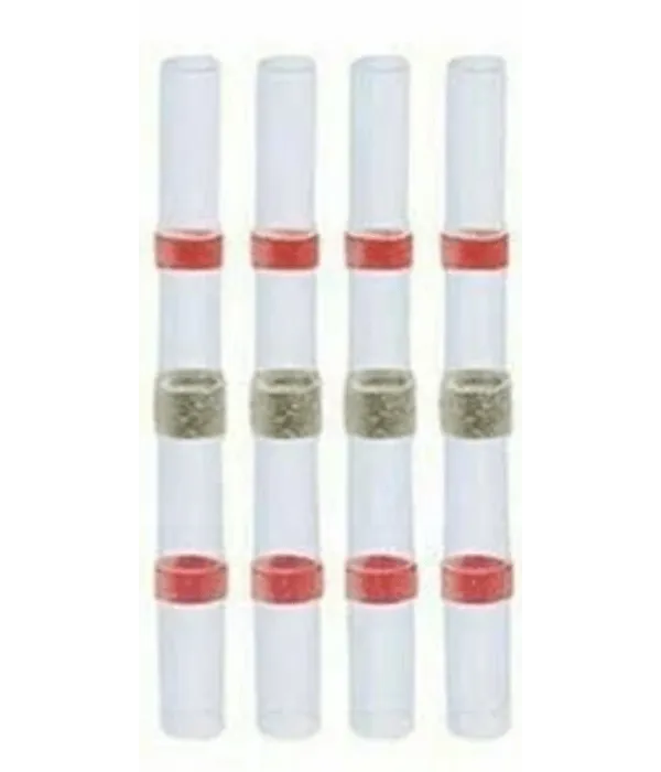 FPV 4Pk - Waterproof Wire Shrink Butt Connectors - (AWG 16-22 Gauge) - Red