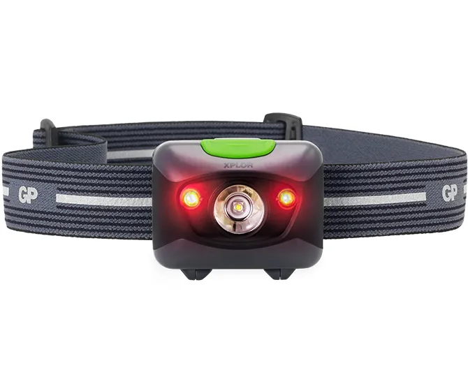 GP XPLOR Headlamp PH14 with Red LED Night Vision