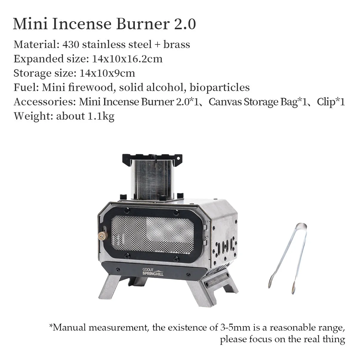 Mini Incense Burner 2.0
