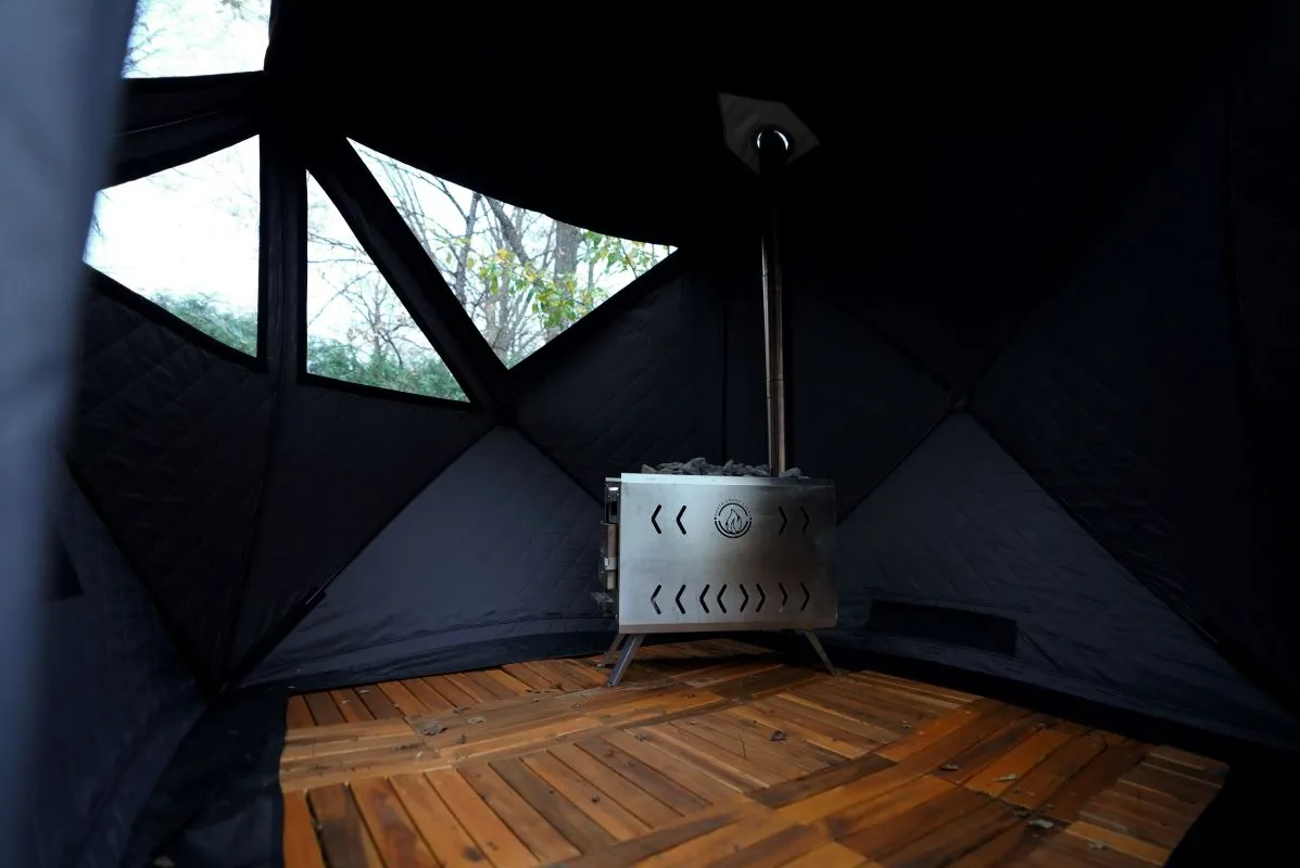 Mini Tent Sauna Stove | Wood-Fired