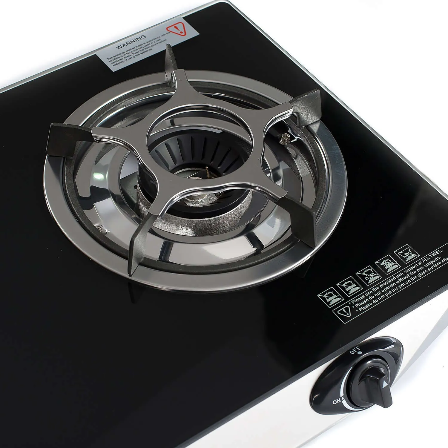 NJ NGB-S2 Gas Stove 2 Burners 6.8 kW