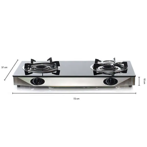 NJ NGB-S2 Gas Stove 2 Burners 6.8 kW