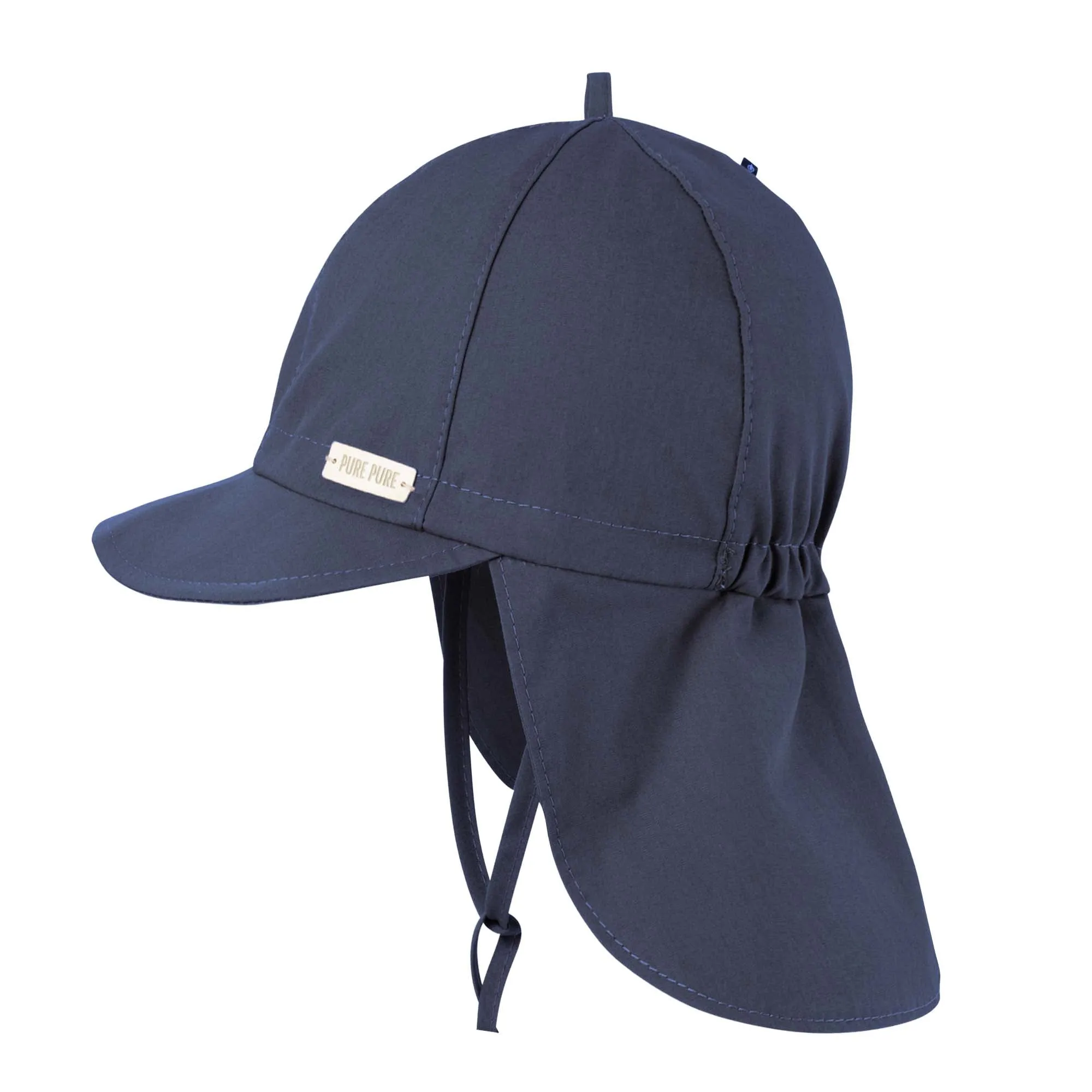 Organic Summer Cap UV Protection - Indigo - 10-14m only