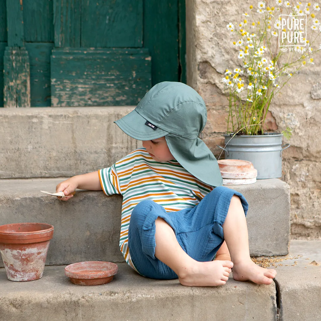 Organic Summer Cap UV Protection - Indigo - 10m-8y