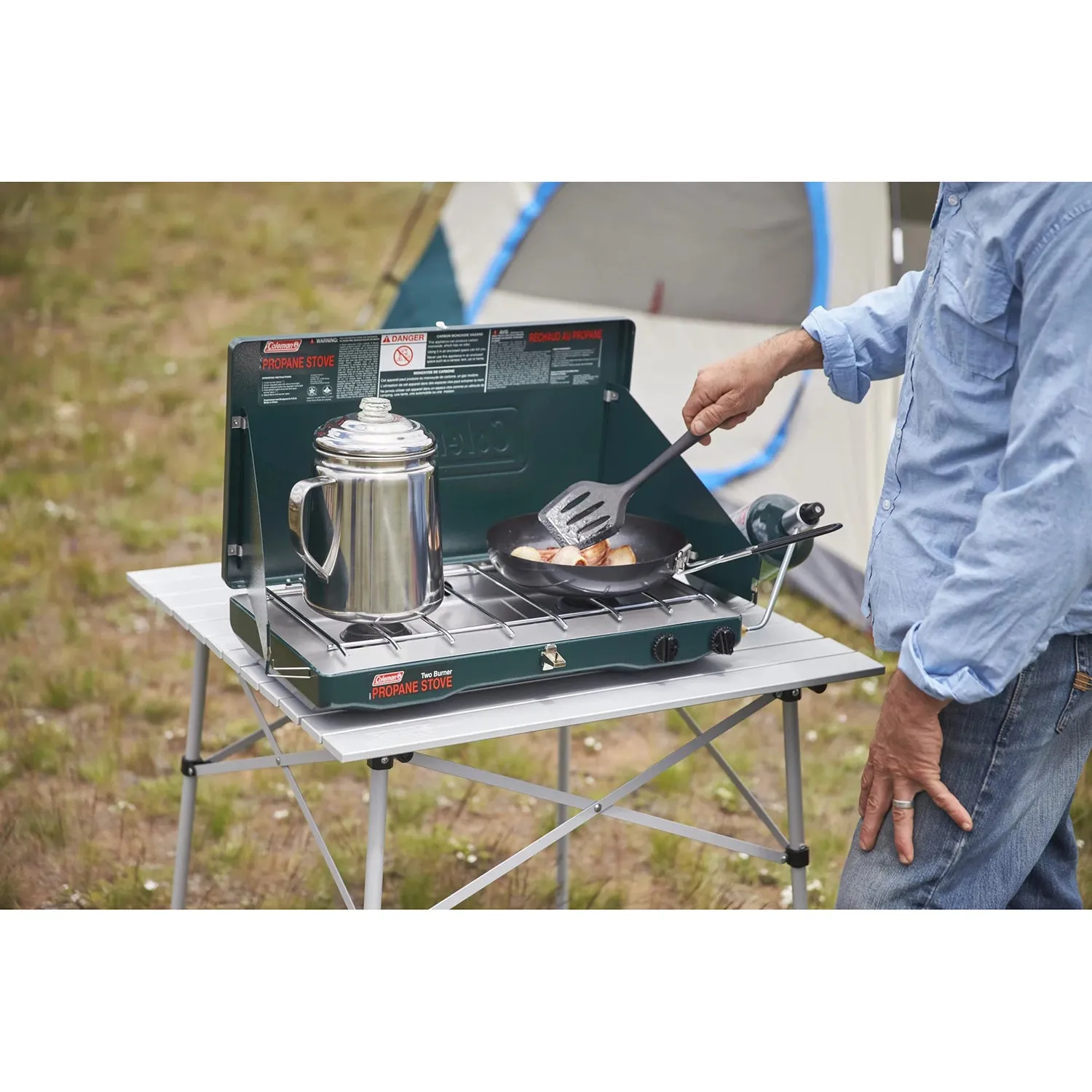 Propane Gas 2-Burner Camping Stove 2000007502