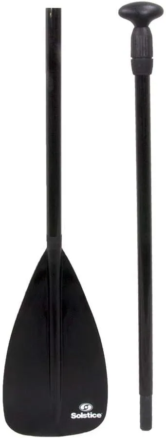 Solstice by Swimline 3-Piece Composite Adjustable Paddle, black, "67"" - 87""" (35005)