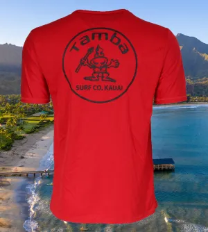 Stamp UV Short Sleeve Shirt - Red