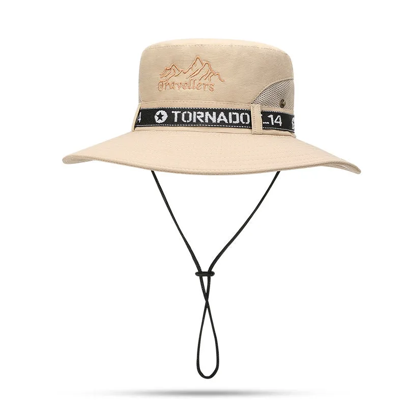 Wholesale Polyester Fiber UV Protection Bucket Hat Black Camouflage