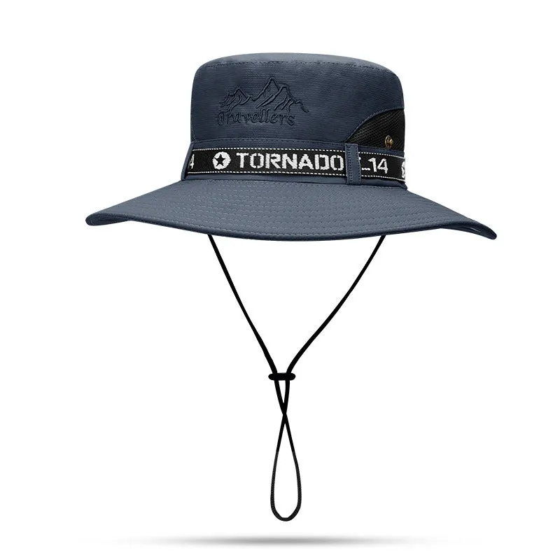 Wholesale Polyester Fiber UV Protection Bucket Hat Black Camouflage