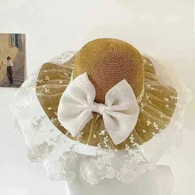 Women's Summer Bowknot Sun Hat