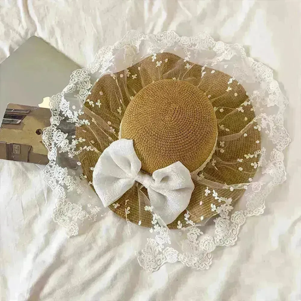 Women's Summer Bowknot Sun Hat