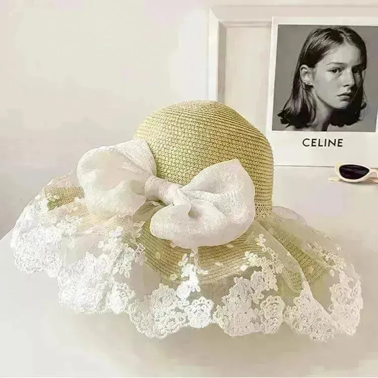 Women's Summer Bowknot Sun Hat